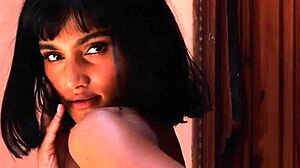 angel constance that bombastic asian milf poses outdoors stripping her petite body showing off those amazing natural tits