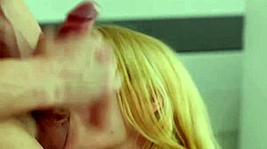 european teen blonde takes deep anal pounding with cumshot facial finish