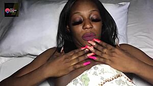 juicy ebony ladies rip clothes for squirting toy play closeups