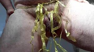 rustyas1's neighbor mature belly shakes in a sneaky little horny homemade dance