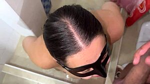 milf latina bhabhi sucks cum mouth hard boss house piss facial