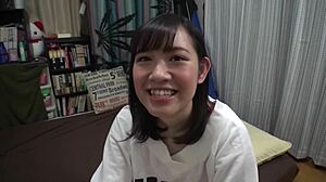 ゆうな20歳ラーメン娘彼氏バレず初AV恥イキ？