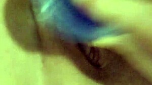 this horny babe squirts cum everywhere all over her thick dildo toy now