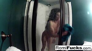 romi rain pounds big tits lesbian pussy in hardcore fun