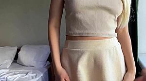 imagine your sexy 18yo stepsis making you cum fast in her tight panties before class