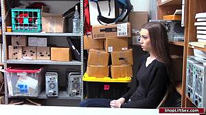 i can't resist this teen babe getting railed by the officer