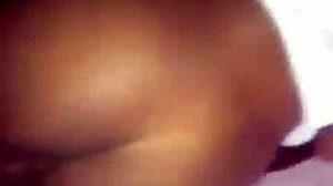 La skinny ebony teen rides that massive black cock like crazy! 🍫🍆😈