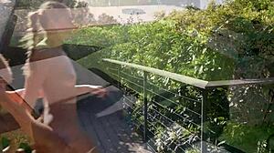 slutty british stepsis lily phillips sunbathes naked sucking cock