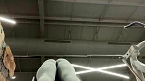 crazy gym fuck with this horny bbw big tits babe 💦🍑 watch her bounce and cum hard outdoors 😈