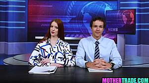 lesbian stepmoms swap eager stepsons for hot taboo sex