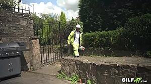 he pounds plump granny's curves in hardcore session