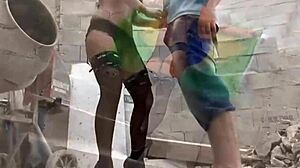 young stepsis in stockings pounded hard and deep!