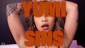 Yumi Sins Spreads Legs for Brutal Pussy Pounding Fury