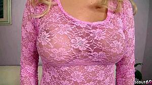 Blonde Jessica Nyx Petite Ass Tits Take First BBC Interracial Casting Pound