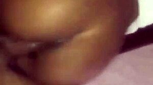 La skinny ebony teen rides that massive black cock like crazy! 🍫🍆😈