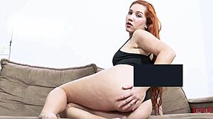 ruivinha pawg teen cums hard taking tight pussy and asshole wrecked by monster cock natasha fiore