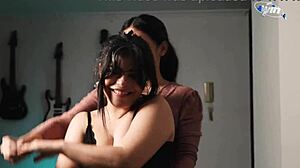 me n her dancin bachata then scissorin wet!!