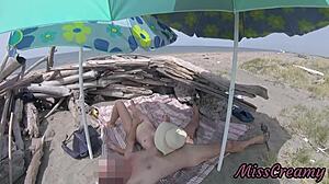 on tenerife nudist beach stepdaughter strokes stepdad cock shamelessly caught voyeur