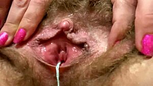 wanna see my huge hairy pussy lips gape in closeup orgasm?