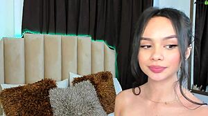 Beautiful Petite 18yo Latina Rides Old Cock Cowgirl in Homemade Frenzy