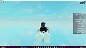 Deleg's Roblox Adventure Pounds Tight Femboy Ass with Deep Cumshot Finish