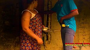 bbw stepmom begs for hardcore facial in mud house