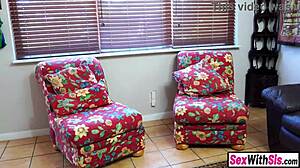 slutty latina stepsis blows stepbro then rides cock hard