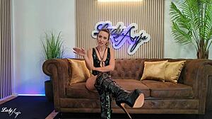 german femdom commands your ruined orgasm with humiliating jerk off instructions