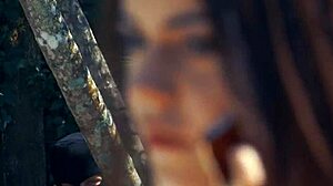 petite neighbor girl roughly dominated by intruder's huge cock