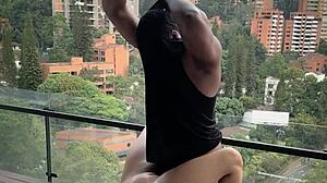 She receives intimate massage from friend in romantic setting