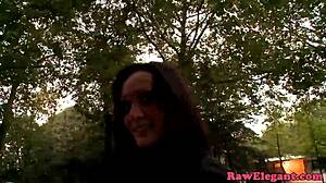 Wanna see this classy eurobabe bent over taking massive BBC deep in her tight ass?