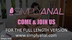 simplyanal lesbians stretch gaping asses with dildos vibrators to anal orgasms