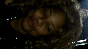 Ebony milf deepthroats and squirts on my cock pov