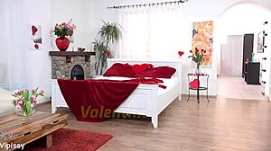 claudia macc licks amaris's pantyhose pussy on valentines