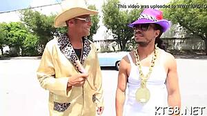 tranny bounces on massive cock craving thick sex cream load