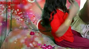 Newlywed wife shares first intimate moments with husband in hindi audio