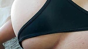 shopping guard knows how to fuck this naughty travesti's tight ass bareback