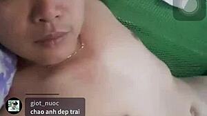 her soft hand wraps tight around throbbing cock for intense handjob relief