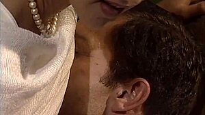 Aunt Delivers Intense Blowjob Swallows Cum Monster Cock Facial Finish