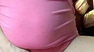 suggestive clit rub escalates to piss play leg shaking milf orgasm