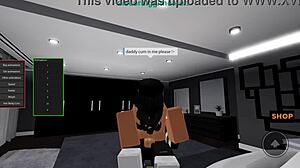 roblox slut bent over doggystyle rough cum dump
