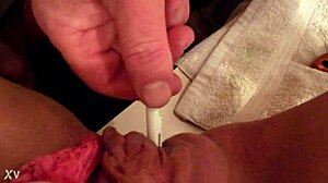 guy sneaks into bathroom for quick cheating bang