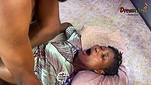 ebony teen 18+ bounces big ass on monster black cock hardcore