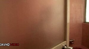 Japanese milf sofia takigawa trembles with joy during blowjob and shower handjob