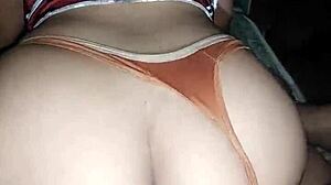 Accidental anal fuck with hermanastra left me cumming on her perfect ass first time ever