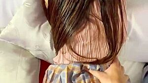 Cute Amateur Indonesian Maid Fucks Old Man in Homemade Cuckold Bliss