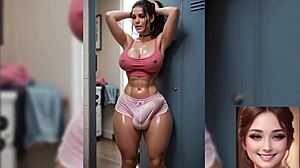 Hey babe check this futa's throbbing big cock pulsing hard 💦🍆