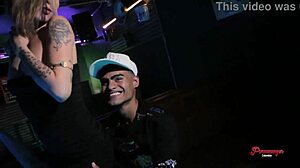 Ashley rose reunites with danyel for backstage anal gaping bath and pool quickie