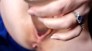 hubby rams wife with giant white dildo then she rides it herself