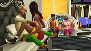 Indian Step Dad Pounds Step Daughter as Family Watches